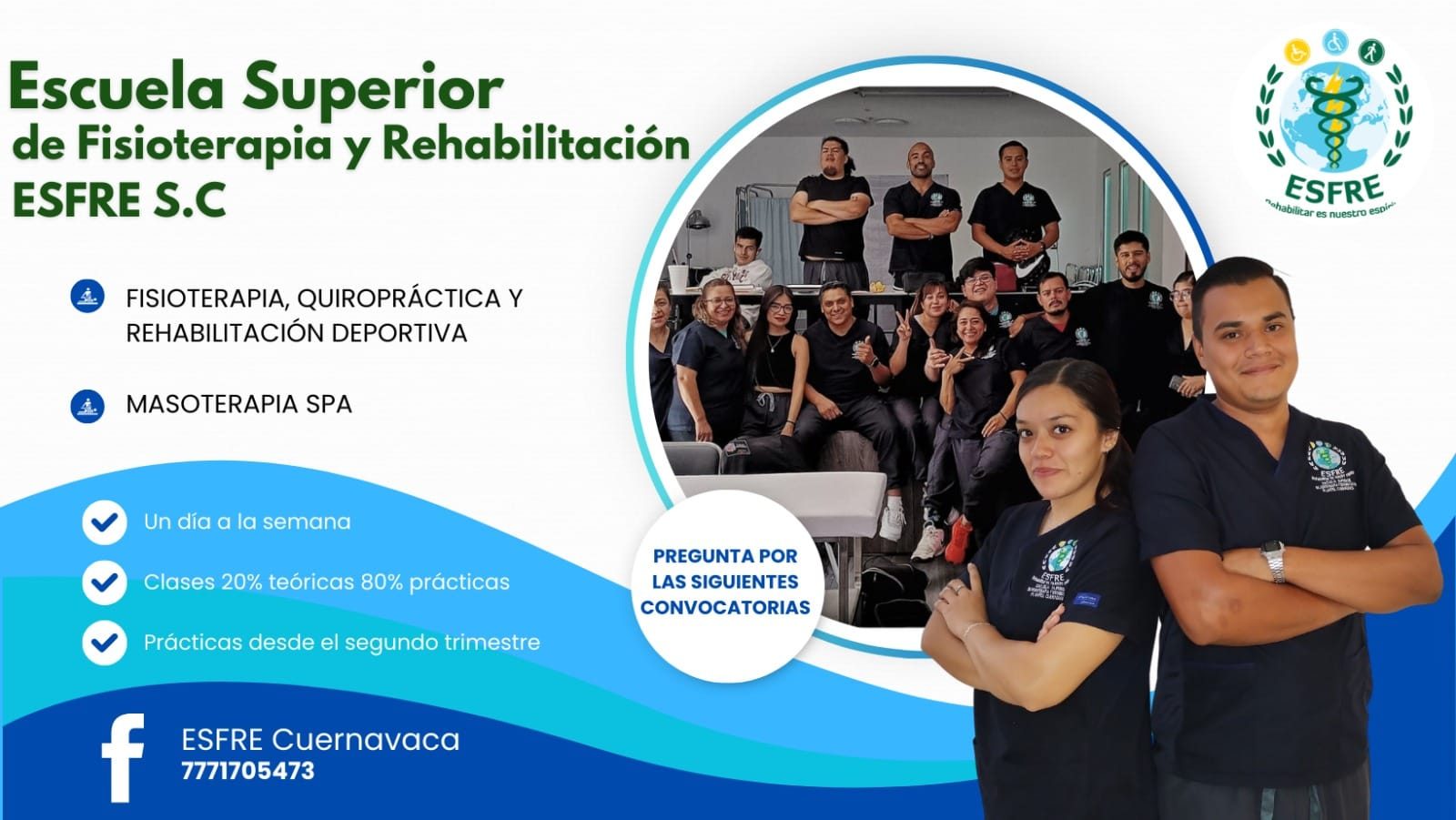 Práctica en camilla